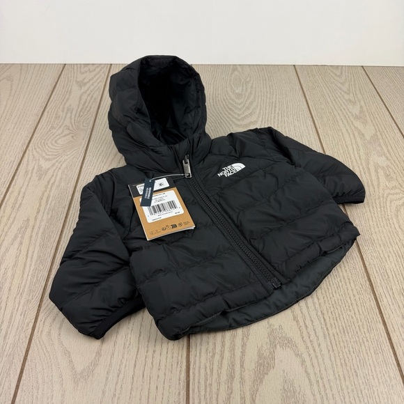 The North Face Other - The North Face Baby Reversible Perrito Hooded Jacket 0-3M Baby Black/Grey $90